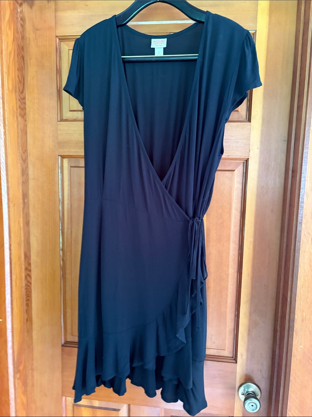Mossimo Supply Co. Black Faux Wrap Dress